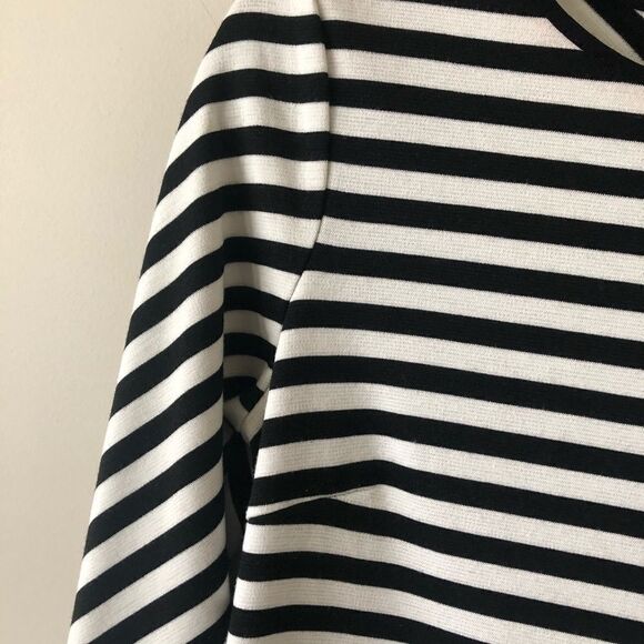 SILENCE & Noise Ponte Knit Stripe Dress - Picture 4 of 7